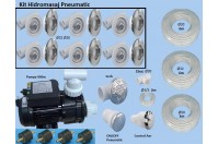 1 Kit hidromasaj 6 duze, pompa 700w